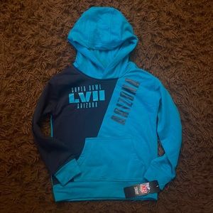 Collectors Super Bowl LVII hoodies for children